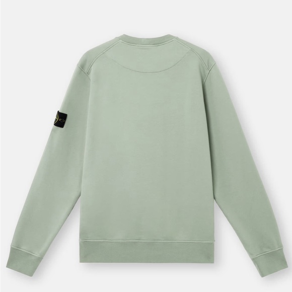 Stone Island Men's Green Sweater
